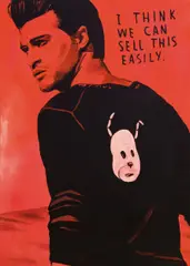 Andreas Leikauf, I think we can sell this easily., 2008, oil on canvas; unframed