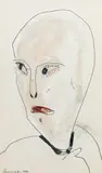 Franz Schwarzinger, Head with black necklace
