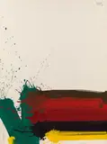 Markus Prachensky, Umbria quartetto, 1989, acrylic on canvas; framed