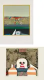 Karl Korab, mixed lot of two prints, print; framed