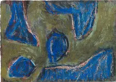 Arthur Salner, Untitled, 1992, pastel on paper; framed