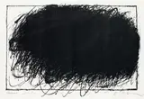 Arnulf Rainer, Verdecktes Kreuz, 1957, Lithography; framed
