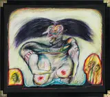 Franz Ringel, Untitled, 1978, mixed media on paper; framed