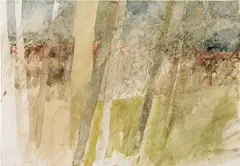 Gottfried Salzmann, Taverny, 1977, watercolour on paper; unframed