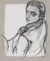 Stylianos Schicho, Untitled, 2008, mixed media on paper; framed