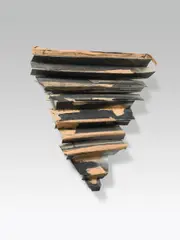 Walter Weer, Nutzlosjalousie, 1999, cardboard, paper, painted