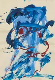 Otto Muehl, Untitled, 1983, mixed media on paper; framed