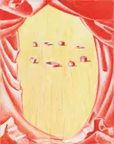 Johanna Kandl, Untitled, 1986, oil on canvas; framed