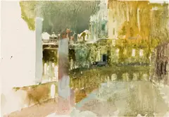 Gottfried Salzmann, Rom, 1974/75, watercolour on paper; unframed