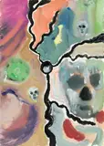 Hubert Schmalix, Untitled, 1984, gouache on paper; unframed