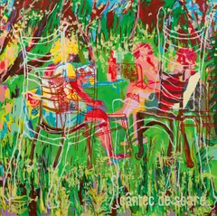 Loretta Stats, Sonnenlied, 2001, acrylic on Molino; unframed