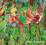 Loretta Stats, Sonnenlied, 2001, acrylic on Molino; unframed