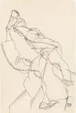 Egon Schiele, Man with raised arms (self-portrait), 1914, pencil on paper