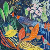 Gerhild Diesner, Bird of paradise, 1964, oil on canvas