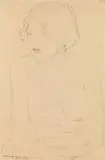 Gustav Klimt, Girl with bare left breast