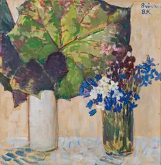 Broncia Koller-Pinell, Flower still life, 1908, oil on canvas