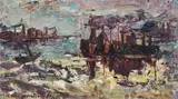 Hans Fronius, Hamburger Hafen