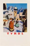 Alfons Walde, Tyrol (village road in winter), 1933/1934, poster, offset print on paper; unframed