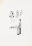 Birgit Jürgenssen, Untitled, 1972, mixed media on paper; unframed