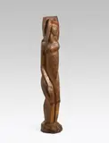 Edmund Reitter, Standing female nude, wood