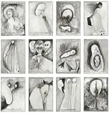 Günter Brus, Eine Dienstreise in den Dunstkreis (a series of twelve)