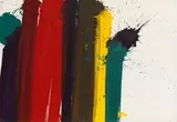 Markus Prachensky, Maremma VII, 1985, acrylic on canvas; framed