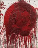 Hermann Nitsch, Untitled, 2005, oil on canvas; unframed