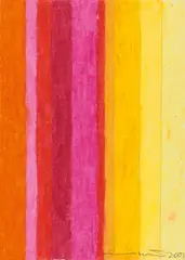 Untitled by Hermann Nitsch, 2001, mixed media on paper; framed, sold Dec 2018