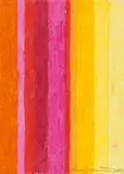Hermann Nitsch, Untitled, 2001, mixed media on paper; framed