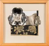 Daniel Spoerri, Assemblage, 1997, mixed media, collage on board; framed