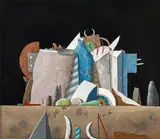 Karl Korab, Untitled, 1978, mixed media on paper; framed