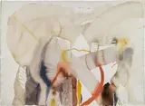 Karl Korab, composition, 1977, watercolour on paper; framed