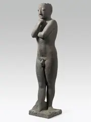 Oskar Bottoli, Sinnender Pan, 1968, bronze; unique