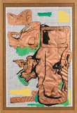 Bruno Gironcoli, Draft, Melusine 0, mixed media on paper; framed