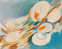 Johann Fruhmann, Untitled (Bild 3/1959), 1959, oil on canvas; framed