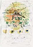 Hans Staudacher, Kalenderblatt (Juni Käfer)
