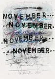 Hans Staudacher, Kalenderblatt (November Liebesbrief)