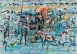 Untitled by Hans Staudacher, 1996, oil on canvas; framed, sold Dec 2018