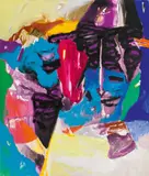 Leopold Ganzer, Untitled, 1997, acrylic on canvas; unframed