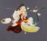 Bianca Regl, Untitled, 2009, oil on canvas; unframed