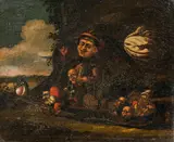 Faustino Bocchi, Dwarfs, oil on canvas