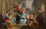 Abraham Willemsens, The annunciation, c. 1640, oil on metal