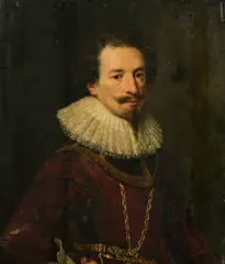 Jan Anthonisz. van Ravesteyn, Portrait of a noble man, oil on panel, parqueted