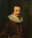 Jan Anthonisz. van Ravesteyn, Portrait of a noble man, oil on panel, parqueted