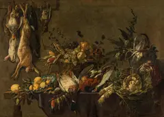 Adriaen van Utrecht, Kitchen still life, 1646, oil on canvas