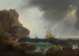 Joseph Vernet, The shipwreck, oil on canvas