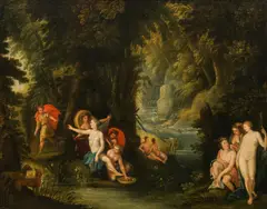 Hendrik van Balen, Diana and Actaeon, oil on canvas