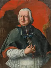 Gennaro Basile, Portrait of Michael Balthasar Graf Christallnigg, Fürstpropst of Berchtesgaden (1710-1768), 1757, oil on canvas