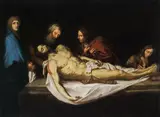Jusepe de Ribera and workshop, Lamentation of Christ, 1643, oil on canvas