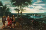 Gerard de la Valleé, The walk to Emmaus, c. 1650, oil on copper